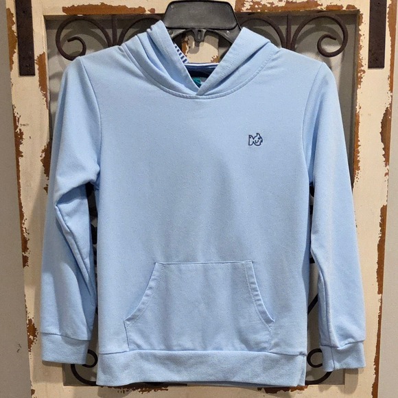 Prodoh Other - PRODOH Kids Light Blue Coastal Harbor Graphic Hoodie Sweatshirt Size S 8/10